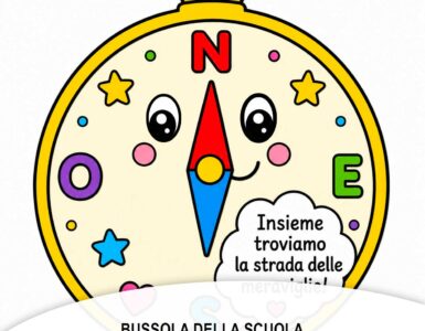 bussola della scuola da stampare