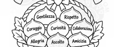 cestino delle castagne da colorare