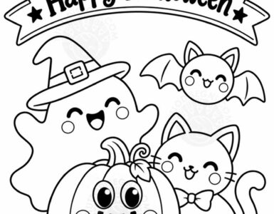 Decorazione Happy Halloween Kawaii 7 decorazione happy halloween kawaii