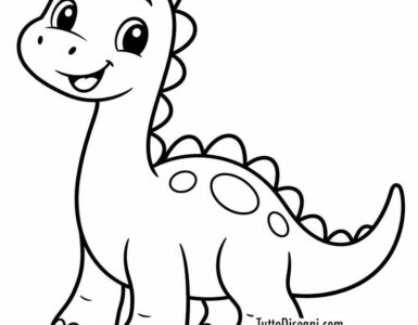 Dinosauro da colorare 2 dinosauro da colorare