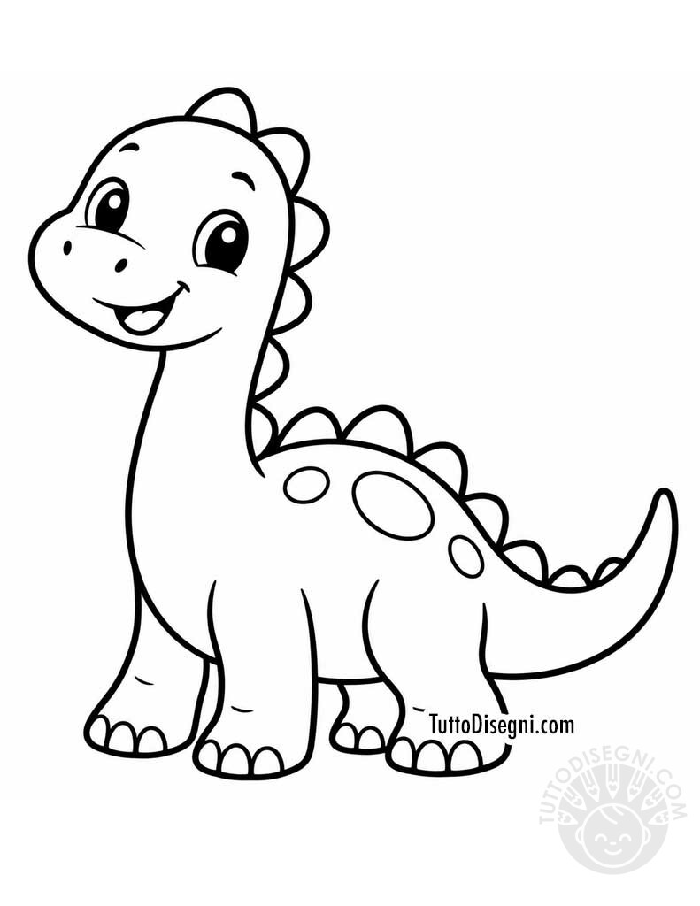 Dinosauro da colorare 1 dinosauro da colorare