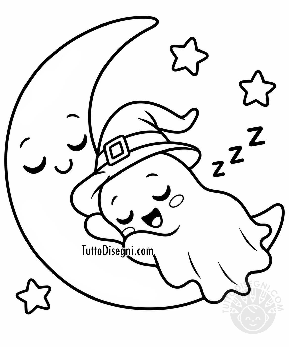 fantasma che dorme sulla luna