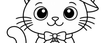 gatto nero di halloween